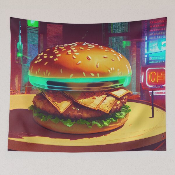 Item preview, Cyber Burger designed and sold by 2Piglets.
