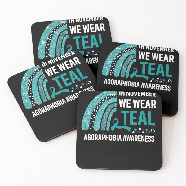 Item preview, In November We Wear Teal Agoraphobia Awareness designed and sold by Gillosina.