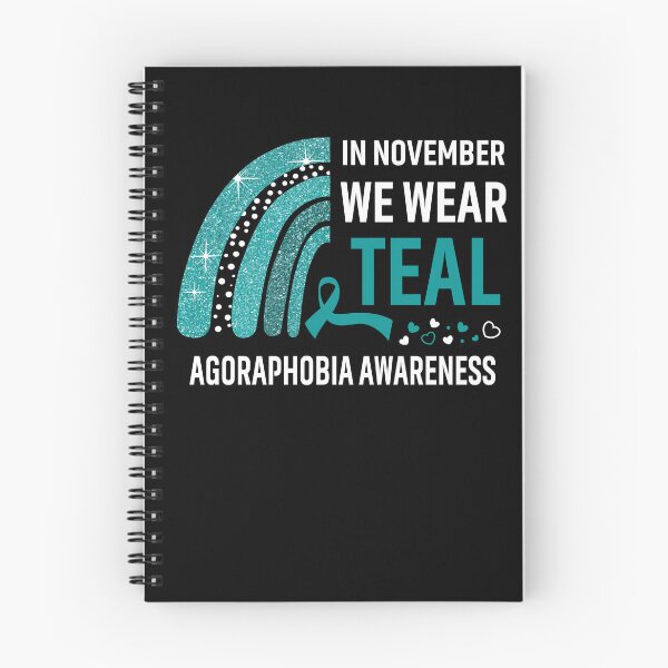 Item preview, In November We Wear Teal Agoraphobia Awareness designed and sold by Gillosina.