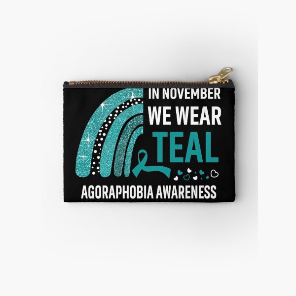 Item preview, In November We Wear Teal Agoraphobia Awareness designed and sold by Gillosina.