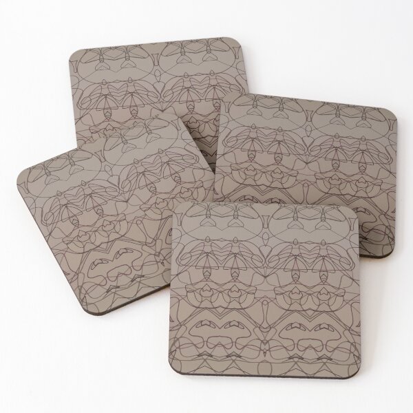 Item preview, Geometric Lines and Figures in Shades of Browns designed and sold by ffein.