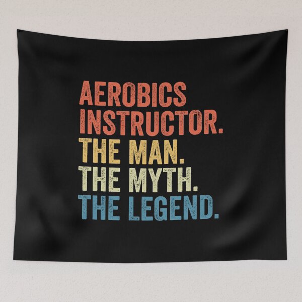 Item preview, Aerobics Instructor The Man The Myth The Legend: Funny Aerobics Instructor Gift designed and sold by Adexyl.