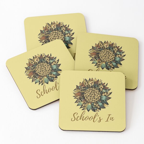 Item preview, School's In The Best Teacher Flower Brown Design designed and sold by BestTeacher.