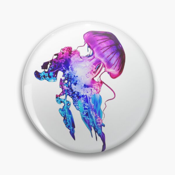 Item preview, Beautiful Purple and Plue Jellyfish designed and sold by atroffire.