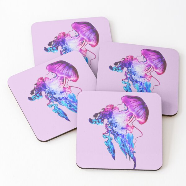 Item preview, Beautiful Purple and Plue Jellyfish designed and sold by atroffire.