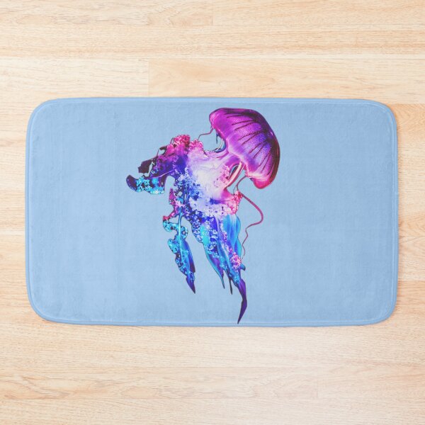 Item preview, Beautiful Purple and Plue Jellyfish designed and sold by atroffire.