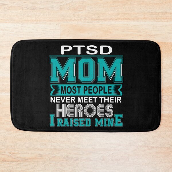 Item preview, Proud PTSD Mom Most People Never Meet Their Heroes I Raise Mine designed and sold by frechettee.