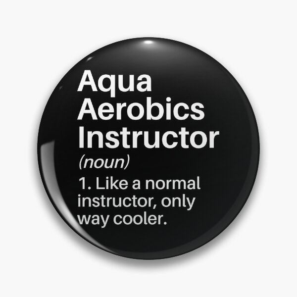 Item preview, Aqua Aerobics Instructor Cooler Definition: Funny Aerobics Instructor Gift designed and sold by Adexyl.