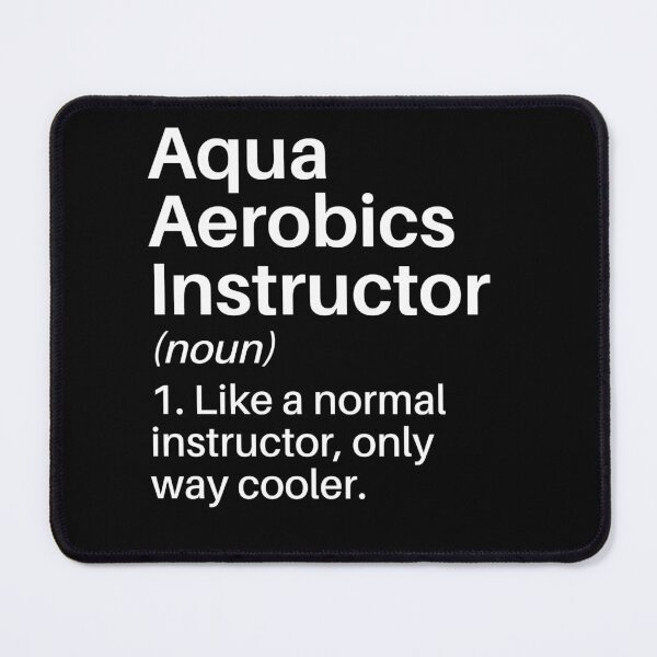 Item preview, Aqua Aerobics Instructor Cooler Definition: Funny Aerobics Instructor Gift designed and sold by Adexyl.