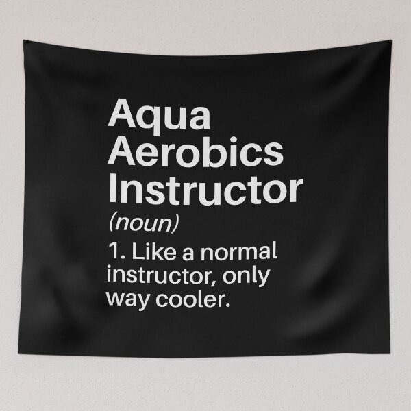 Item preview, Aqua Aerobics Instructor Cooler Definition: Funny Aerobics Instructor Gift designed and sold by Adexyl.