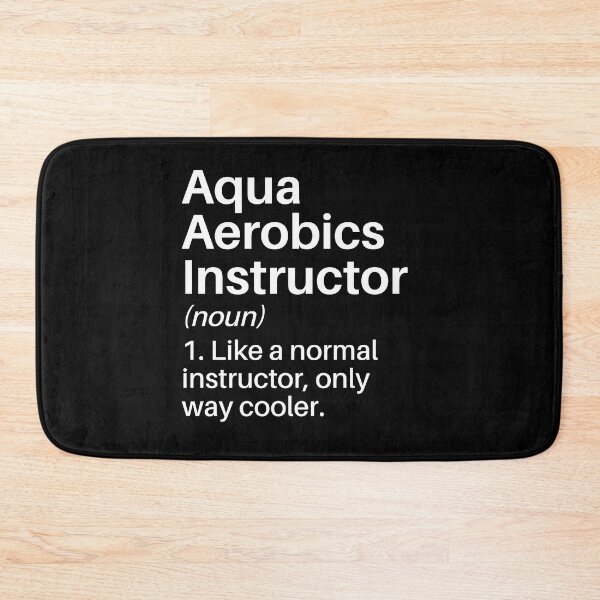 Item preview, Aqua Aerobics Instructor Cooler Definition: Funny Aerobics Instructor Gift designed and sold by Adexyl.