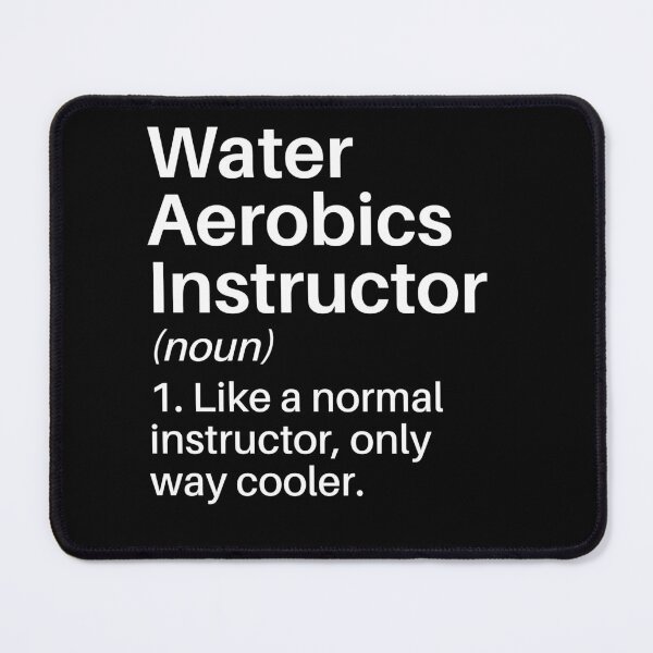 Item preview, Water Aerobics Instructor Cooler Definition: Funny Aerobics Instructor Gift designed and sold by Adexyl.