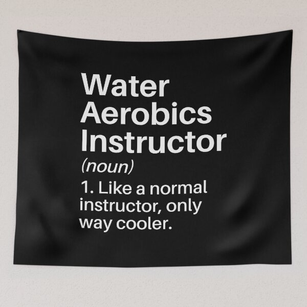 Item preview, Water Aerobics Instructor Cooler Definition: Funny Aerobics Instructor Gift designed and sold by Adexyl.