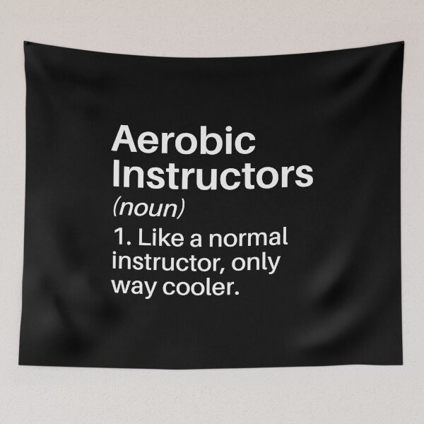Item preview, Aerobic Instructors Cooler Definition: Funny Aerobics Instructor Gift designed and sold by Adexyl.