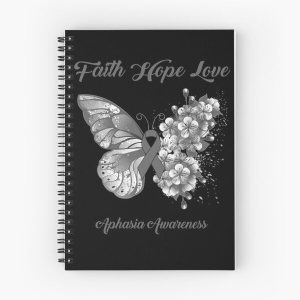 Item preview, Faith Hope Love Aphasia Awareness Butterfly Ribbon Gifts designed and sold by Adropine.