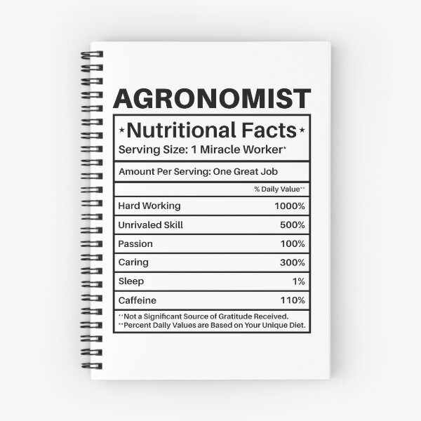 Item preview, Agronomist Nutritional Facts: Agronomy Funny Agronomist Gift designed and sold by Adexyl.