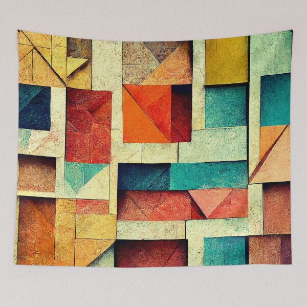 Item preview, Colorful Cubist Pattern [33] designed and sold by FreshAirShop.