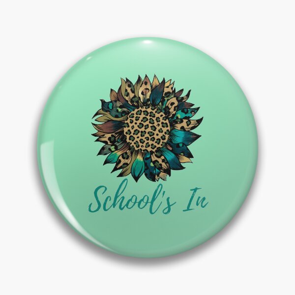 Item preview, School's In The Best Teacher Flower Green Design designed and sold by BestTeacher.