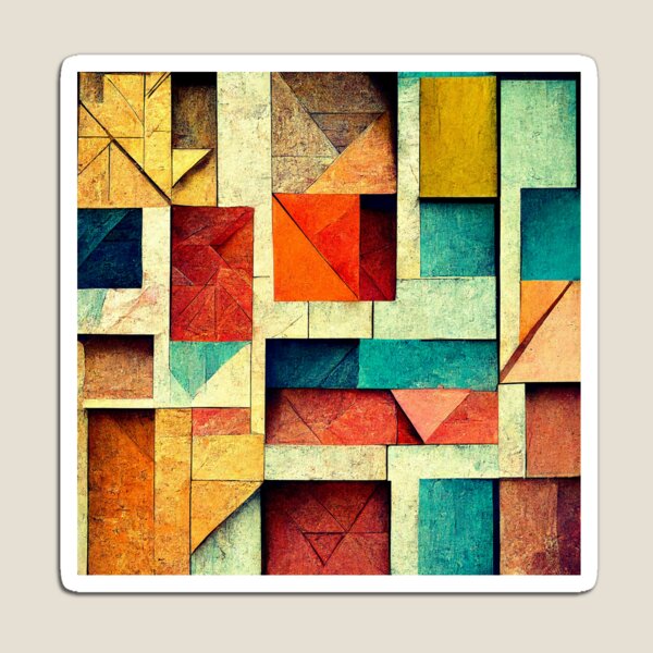Item preview, Colorful Cubist Pattern [33] designed and sold by FreshAirShop.