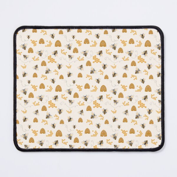 Item preview, Bumble Bee, Honeycombs and Bee hives Surface Pattern Design designed and sold by Ceyda Bolat.