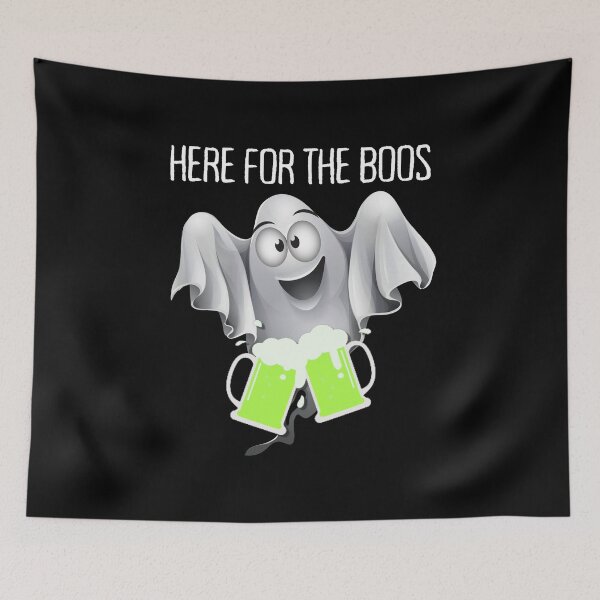 Item preview,  Here for the Boos.. A humorous design to celebrate Halloween designed and sold by Wonder & Whimsy.