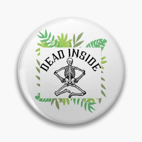 Item preview, Dead Inside boho skeleton designed and sold by BlkBearyDesigns.