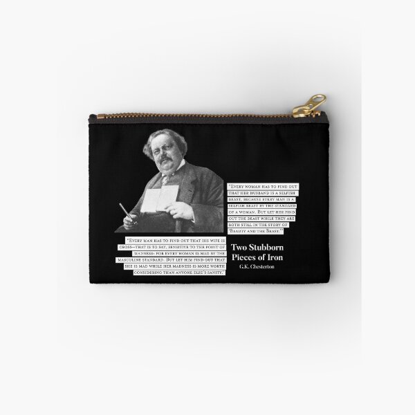 Item preview, Two Stubborn Pieces of Iron - G.K. Chesterton designed and sold by papistwhovian.