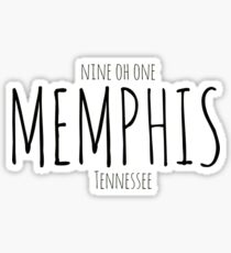Memphis, TN: Nine Oh One. Sticker