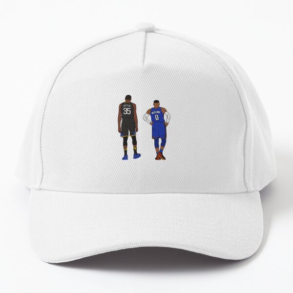 NBA OKC Oklahoma City Thunder New Era Kevin Durant 35 SnapBack White Blue  Hat 