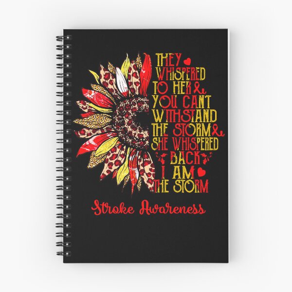 Item preview, I Am The Storm Sunflower Leopard Stroke Awareness designed and sold by rechardtee.