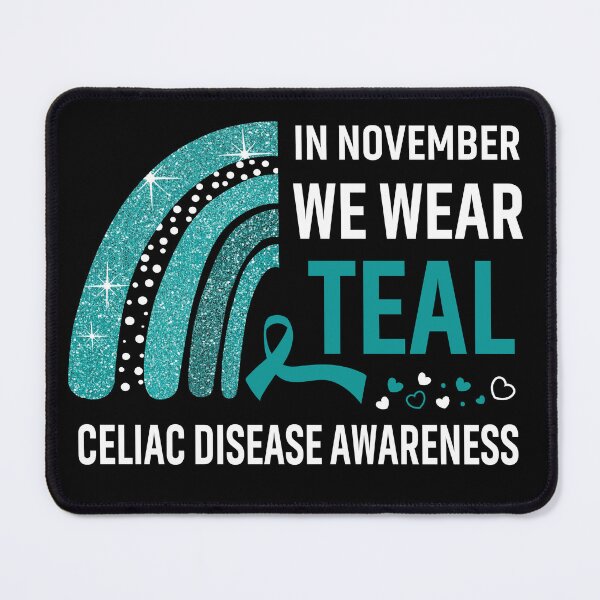 Item preview, In November We Wear Teal Celiac Disease Awareness designed and sold by Gillosina.