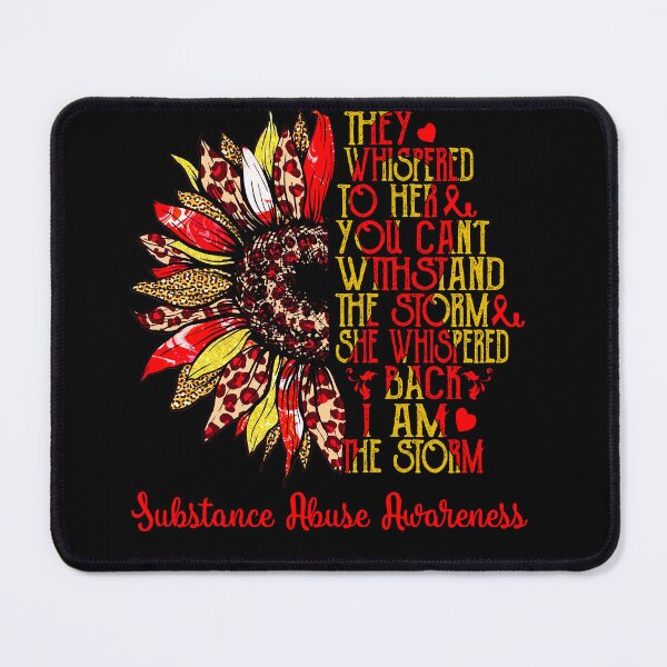 Item preview, I Am The Storm Sunflower Leopard Substance Abuse Awareness designed and sold by rechardtee.