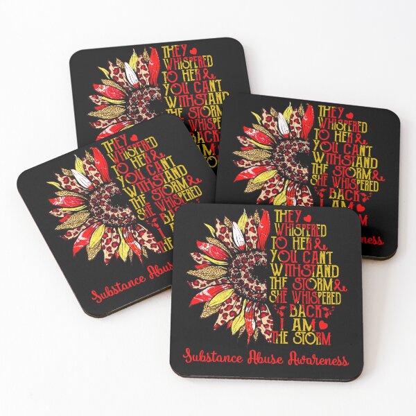 Item preview, I Am The Storm Sunflower Leopard Substance Abuse Awareness designed and sold by rechardtee.