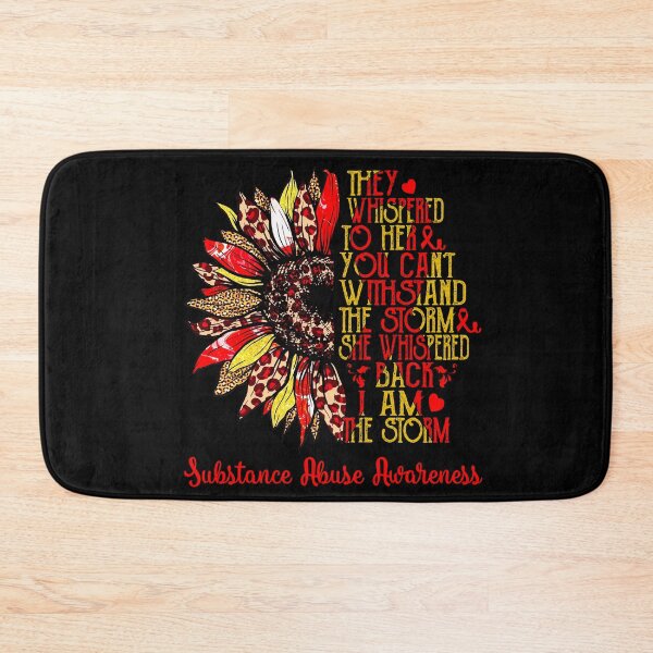 Item preview, I Am The Storm Sunflower Leopard Substance Abuse Awareness designed and sold by rechardtee.