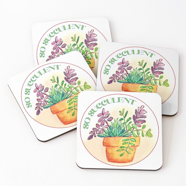 Item preview, So Succulent! Artwork designed and sold by KateChurches.
