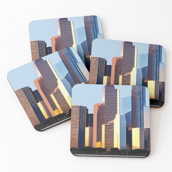 Item preview, Houston Texas Minimalist Skyline Art  designed and sold by Art-of-AI.
