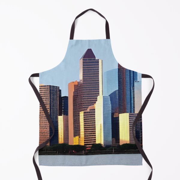Item preview, Houston Texas Minimalist Skyline Art  designed and sold by Art-of-AI.