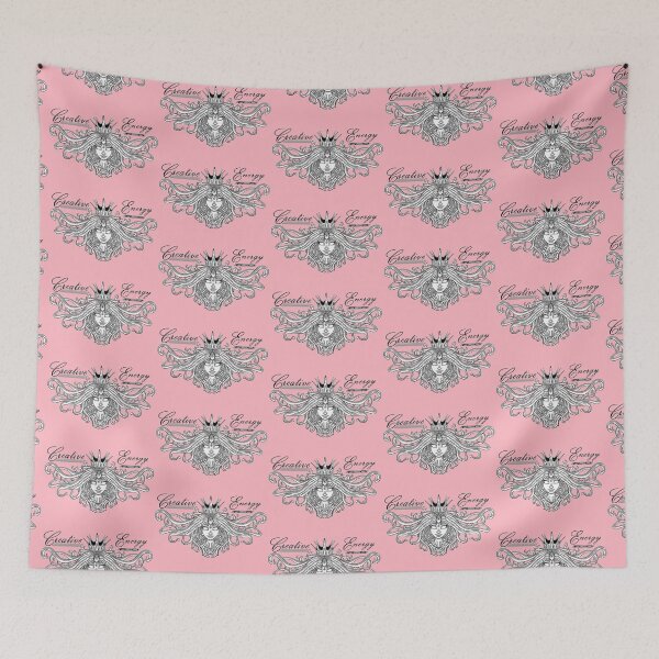 Item preview, WEIRDO - Creative Energy Flo - Beauty - Black and White - Light Pink designed and sold by hector2ortega.