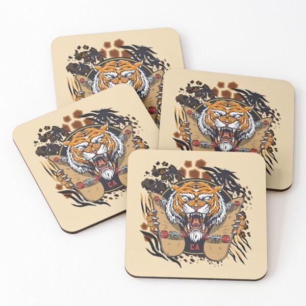 Item preview, Skatebording Tiger designed and sold by ArtOfStars.