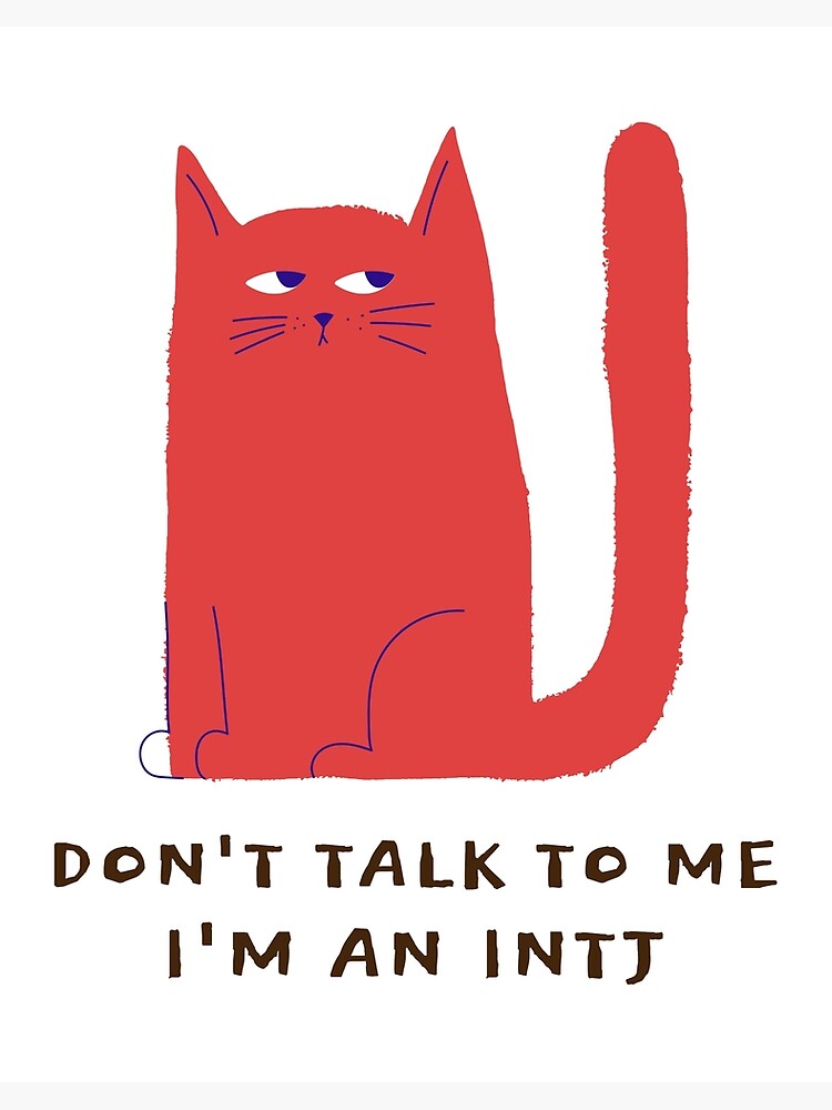 INTJ MBTI personality animal Poster Print