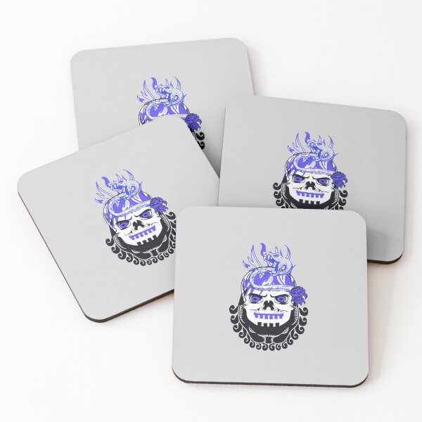 Item preview, Skull Snake The Best Teacher Flower Bright Blue Design designed and sold by BestTeacher.