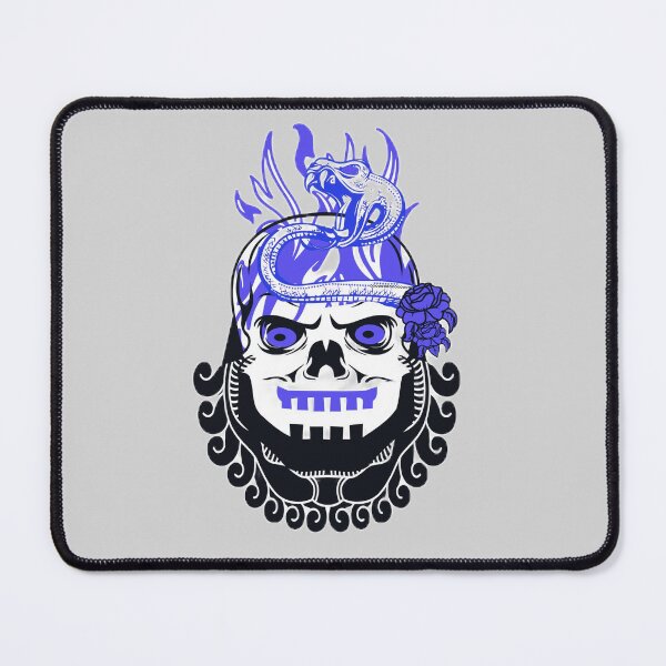 Item preview, Skull Snake The Best Teacher Flower Bright Blue Design designed and sold by BestTeacher.