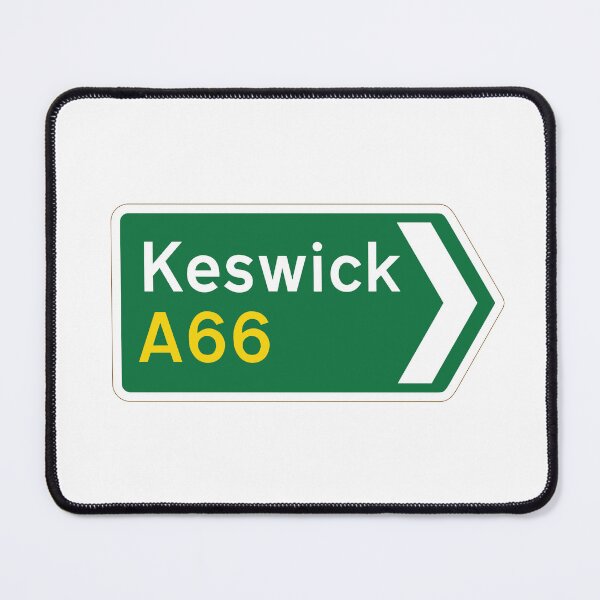 Item preview, Keswick A66 Road Sign UK Cumbria designed and sold by Cumbria Guru.