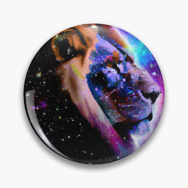 Item preview, Leo - Galactic Lion, Lion Galaxy Art designed and sold by Bookwyrm-Bazaar.
