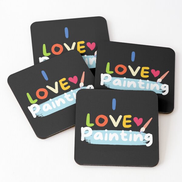 Item preview, I Love Painting - Back to School - Student - Teacher - Educational  designed and sold by BuraxisQuotes.