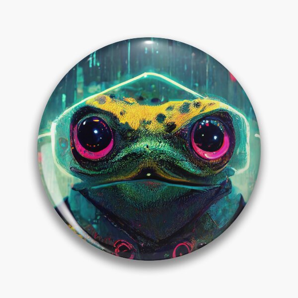 Item preview, Cyberpunk Frog #1 designed and sold by Jada-Art-Shop.