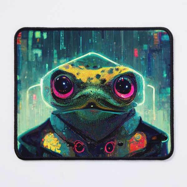 Item preview, Cyberpunk Frog #1 designed and sold by Jada-Art-Shop.