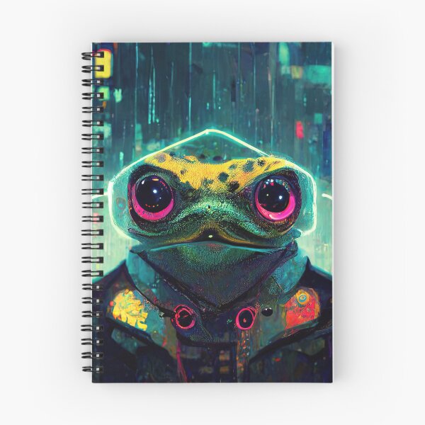 Item preview, Cyberpunk Frog #1 designed and sold by Jada-Art-Shop.
