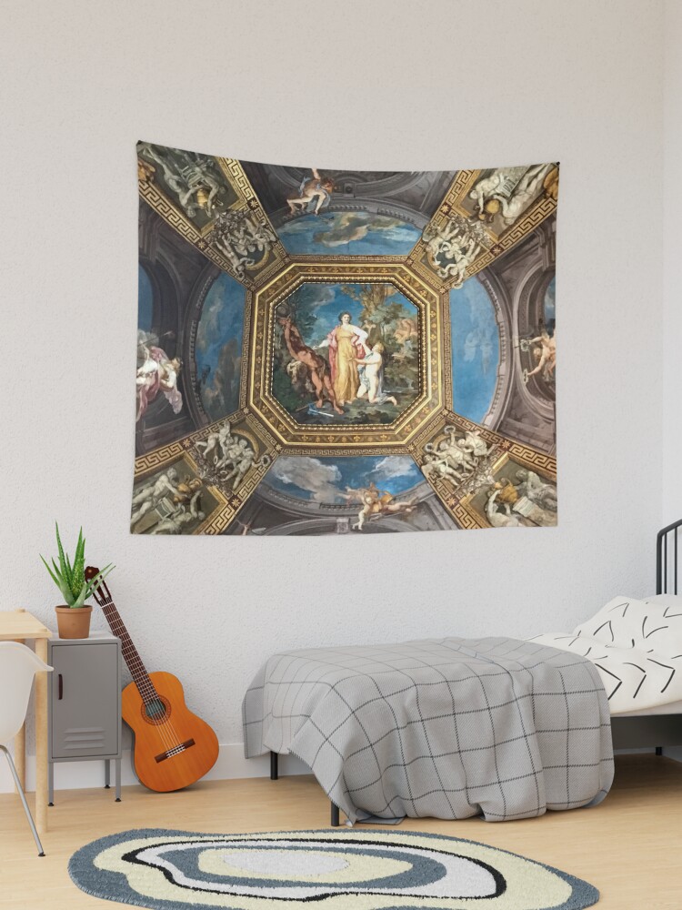 Tapestry on ceiling online and wall