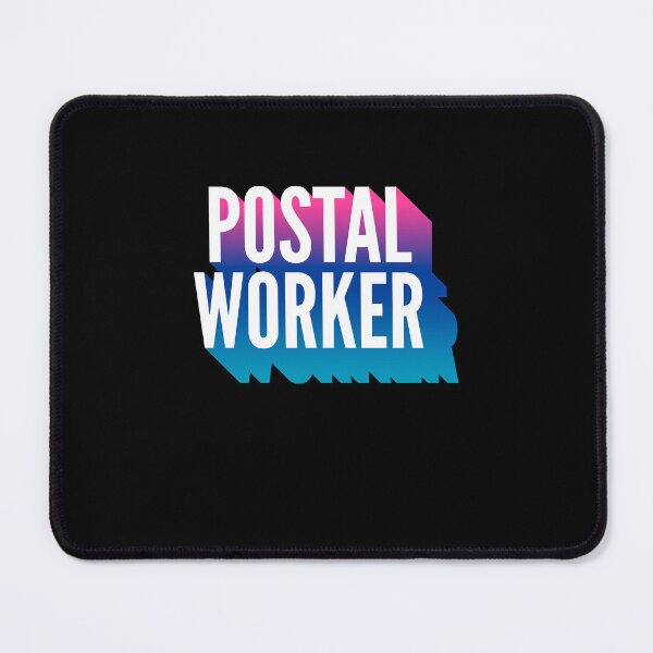 Item preview, Postal Worker With Long Gradient Shadow designed and sold by SVPOD.